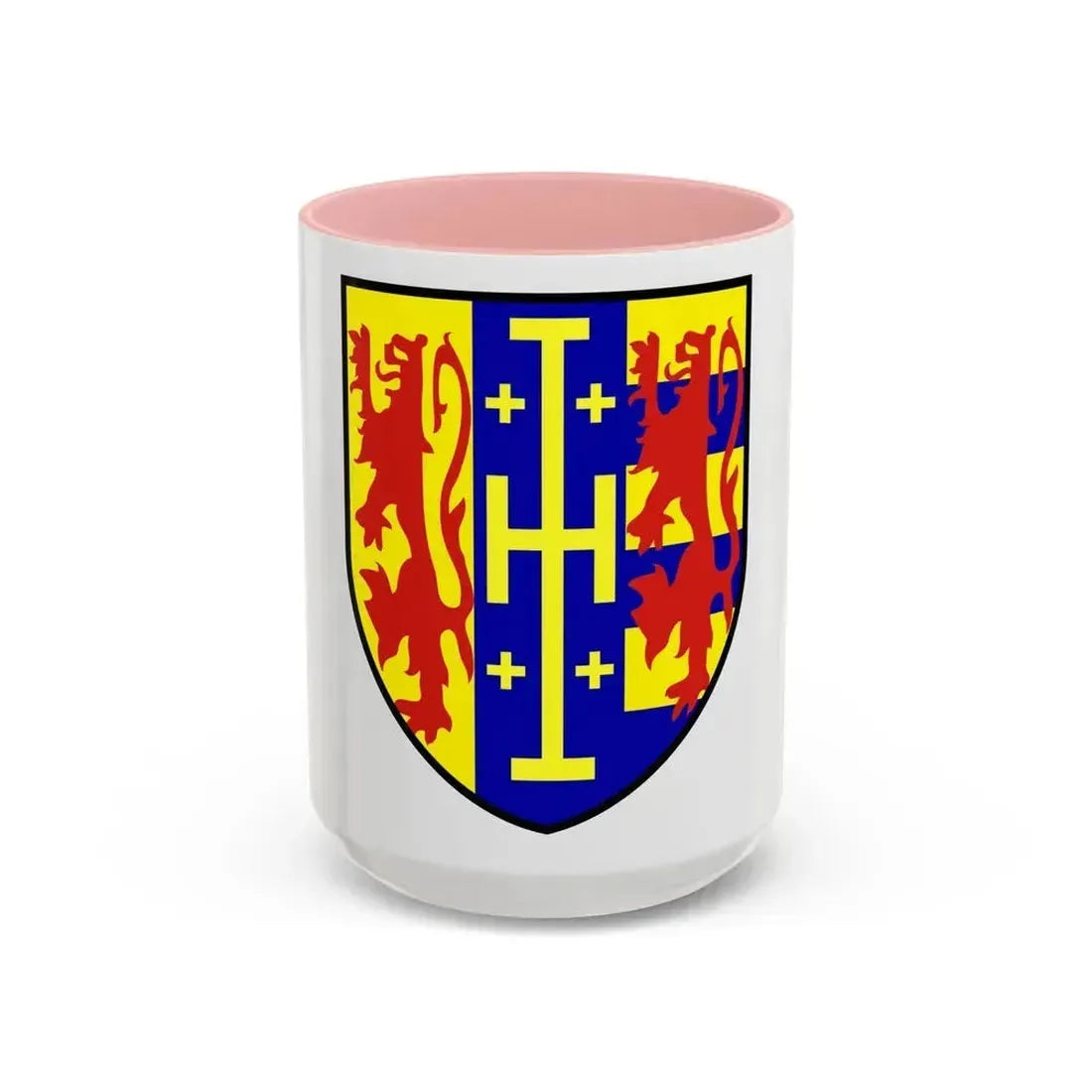 Coat of arms of Hetoumian - Accent Coffee Mug 15oz Pink - Go Mug Yourself