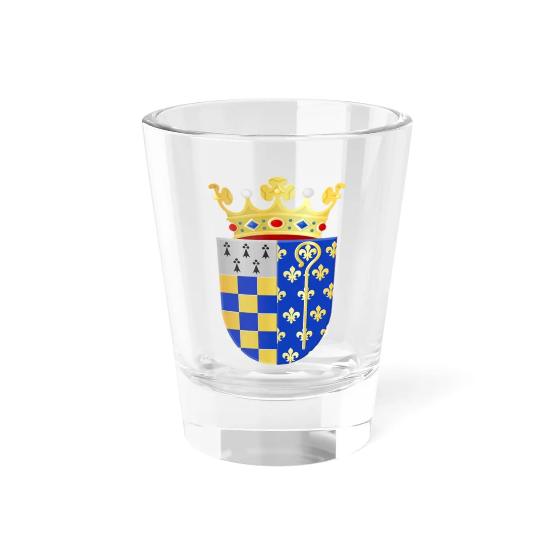 Coat of arms of Heumen (Netherlands) (Coat of Arms) Shot Glass 1.5oz 1.5oz - Go Mug Yourself