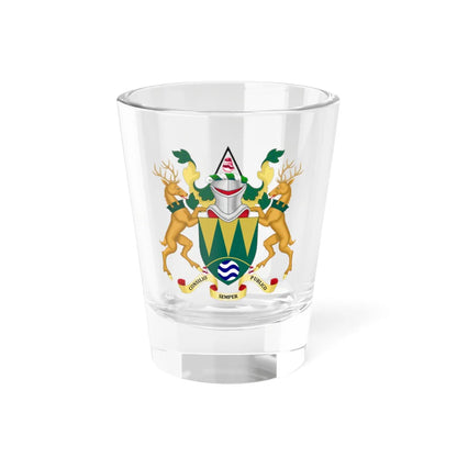 Coat of arms of High Peak (England) (Coat of Arms) Shot Glass 1.5oz 1.5oz - Go Mug Yourself
