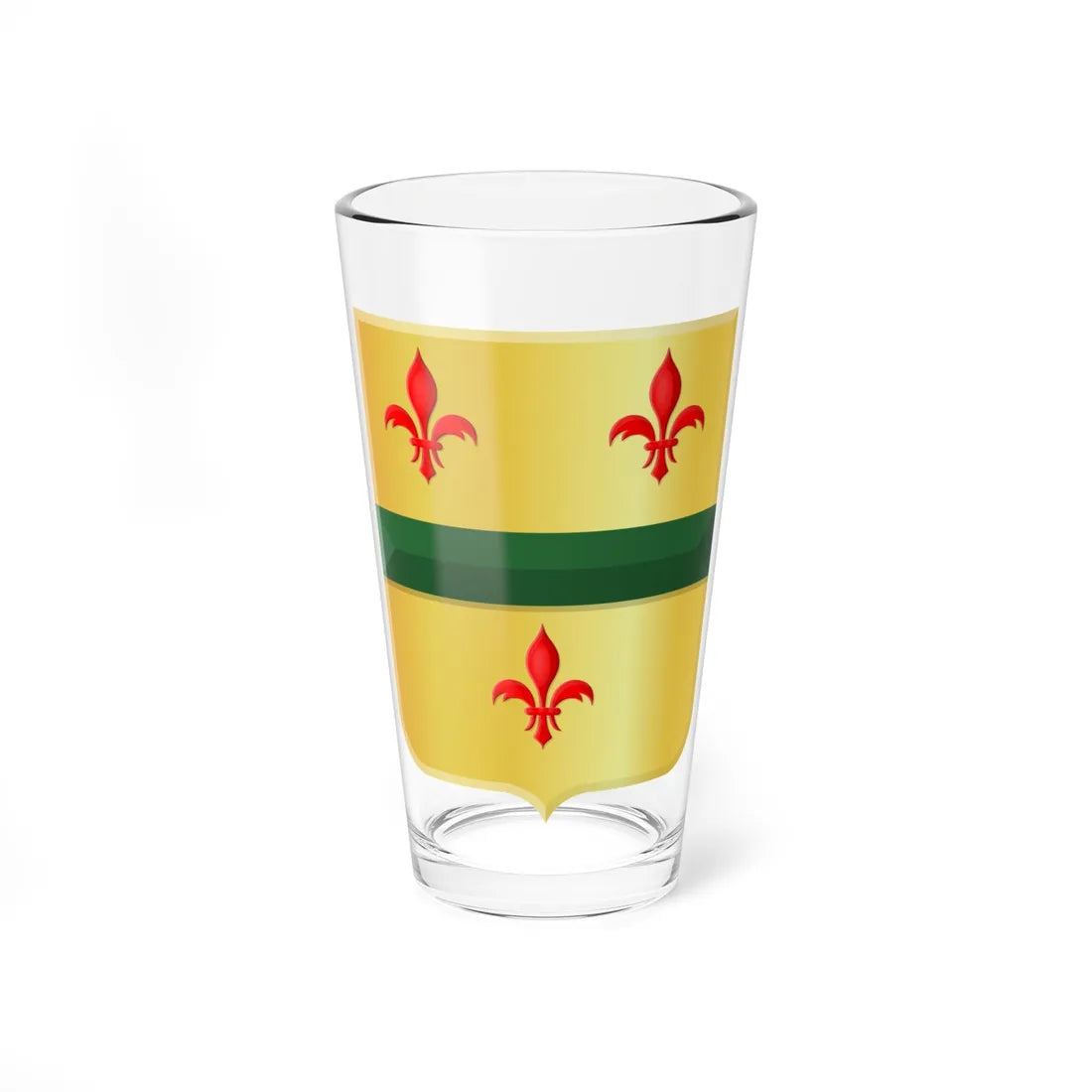 Coat of arms of Hillegom (Netherlands) (Coat of Arms) Pint Glass 16oz 16oz - Go Mug Yourself