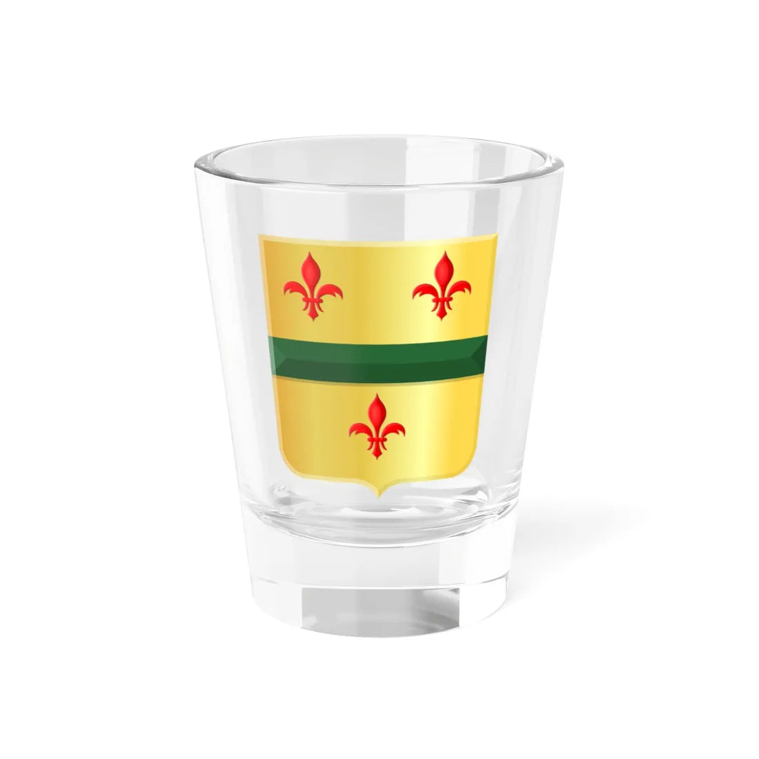 Coat of arms of Hillegom (Netherlands) (Coat of Arms) Shot Glass 1.5oz 1.5oz - Go Mug Yourself