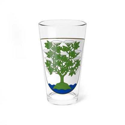 Coat of arms of Hillerød (Denmark) (Coat of Arms) Pint Glass 16oz 16oz - Go Mug Yourself