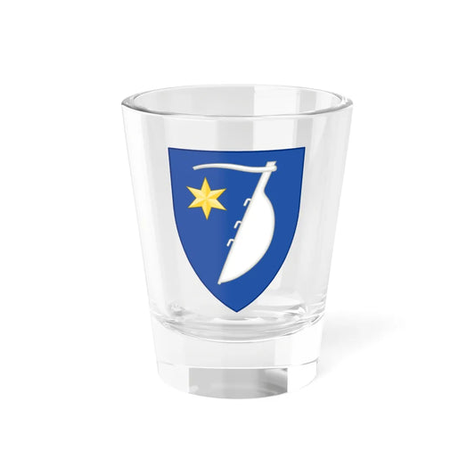 Coat of arms of Hirtshals (Denmark) (Coat of Arms) Shot Glass 1.5oz 1.5oz - Go Mug Yourself