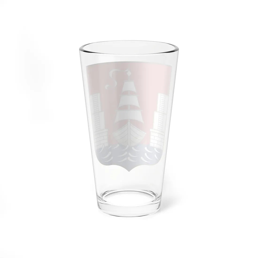 Coat of arms of Højer (Denmark) (Coat of Arms) Pint Glass 16oz - Go Mug Yourself