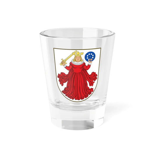 Coat of arms of Hjørring (Denmark) (Coat of Arms) Shot Glass 1.5oz 1.5oz - Go Mug Yourself