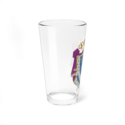 Coat of arms of Hlib Lonchyna (Ukraine) (Coat of Arms) Pint Glass 16oz - Go Mug Yourself