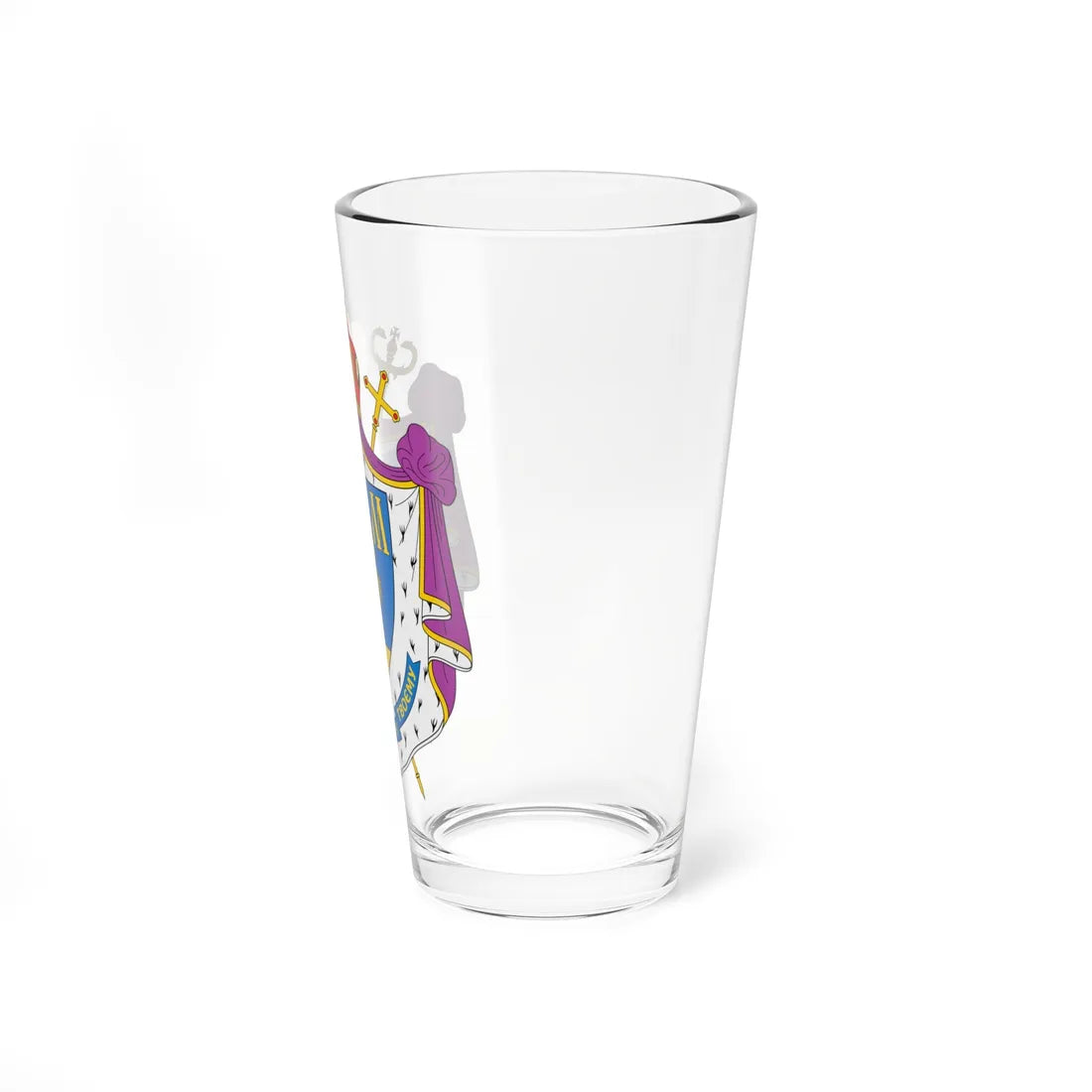 Coat of arms of Hlib Lonchyna (Ukraine) (Coat of Arms) Pint Glass 16oz - Go Mug Yourself