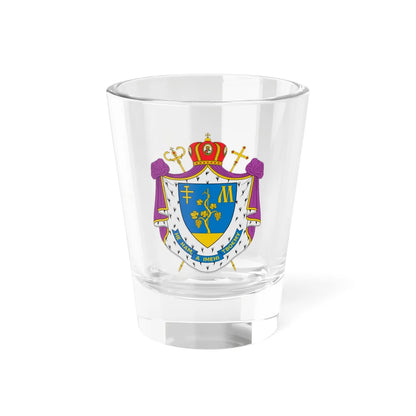 Coat of arms of Hlib Lonchyna (Ukraine) (Coat of Arms) Shot Glass 1.5oz 1.5oz - Go Mug Yourself