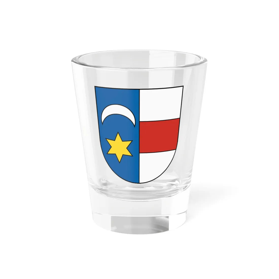 Coat of Arms of Hnúšťa (Slovakia) (Coat of Arms) Shot Glass 1.5oz 1.5oz - Go Mug Yourself