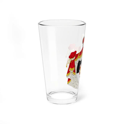 Coat of Arms of Hohenzollern-Sigmaringen (Germany) (Coat of Arms) Pint Glass 16oz - Go Mug Yourself