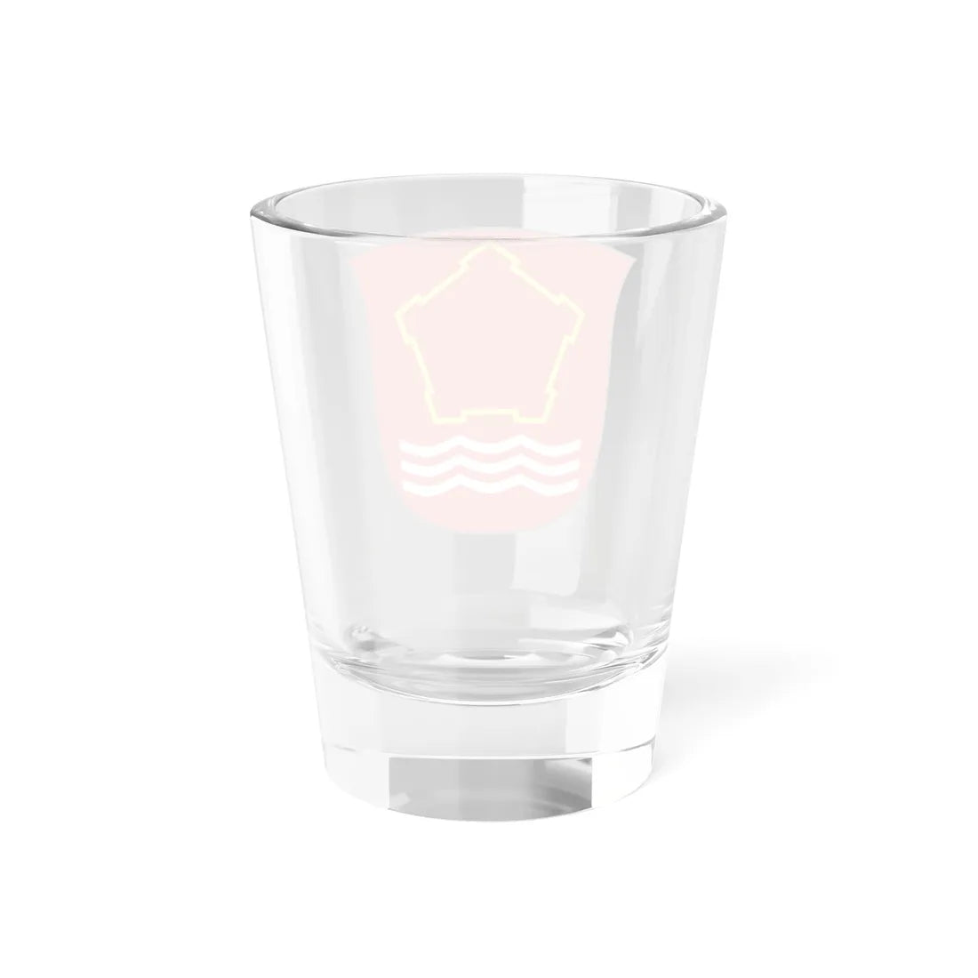Coat of arms of Home Guard District Copenhagen (Denmark) (Coat of Arms) Shot Glass 1.5oz - Go Mug Yourself