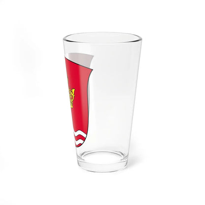 Coat of arms of Home Guard District Copenhagens Western Area (Denmark) (Coat of Arms) Pint Glass 16oz - Go Mug Yourself