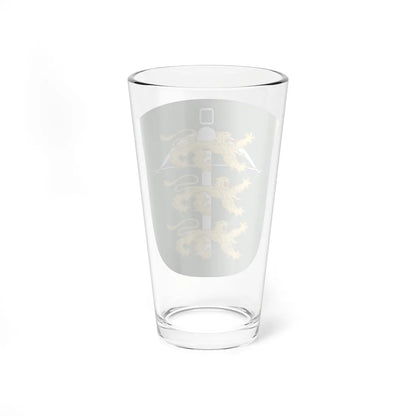 Coat of arms of Home Guard District Middle and West Zeeland (Denmark) (Coat of Arms) Pint Glass 16oz - Go Mug Yourself