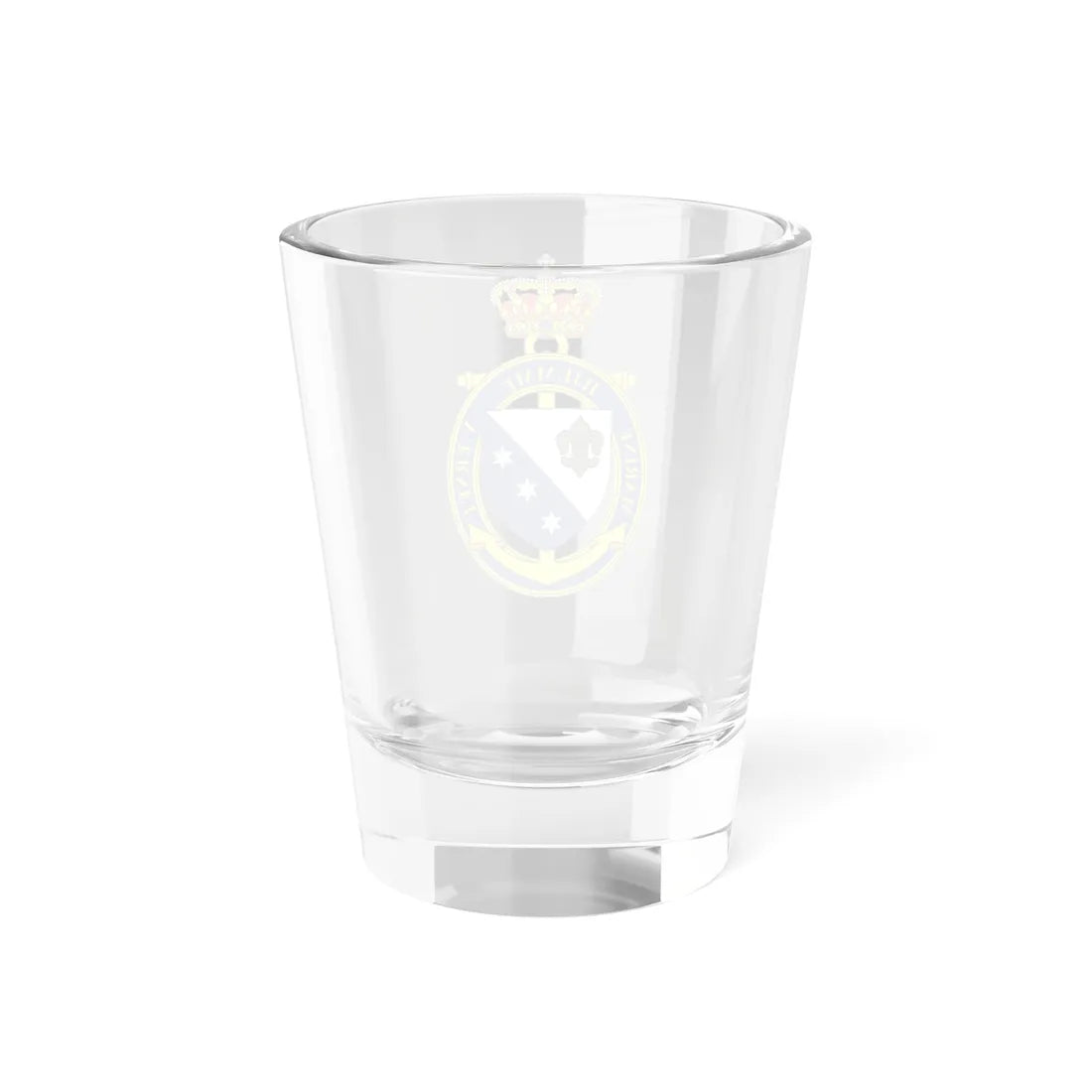 Coat of arms of Home Guard Flotilla 115 Vendsyssel (Denmark) (Coat of Arms) Shot Glass 1.5oz - Go Mug Yourself