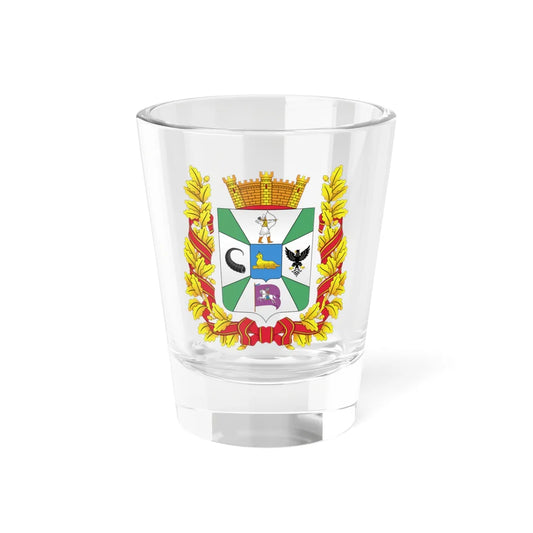 Coat of arms of Homyel Voblast (Belarus) (Coat of Arms) Shot Glass 1.5oz 1.5oz - Go Mug Yourself