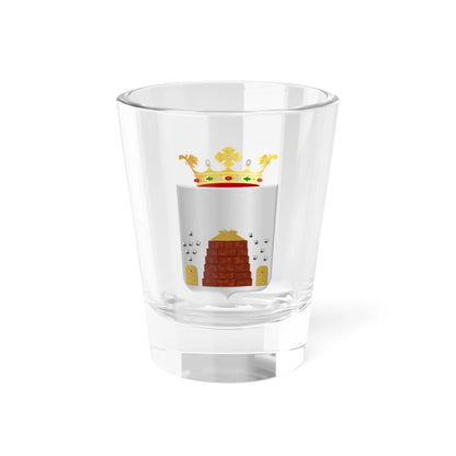 Coat of arms of Hoogeveen (Netherlands) (Coat of Arms) Shot Glass 1.5oz 1.5oz - Go Mug Yourself
