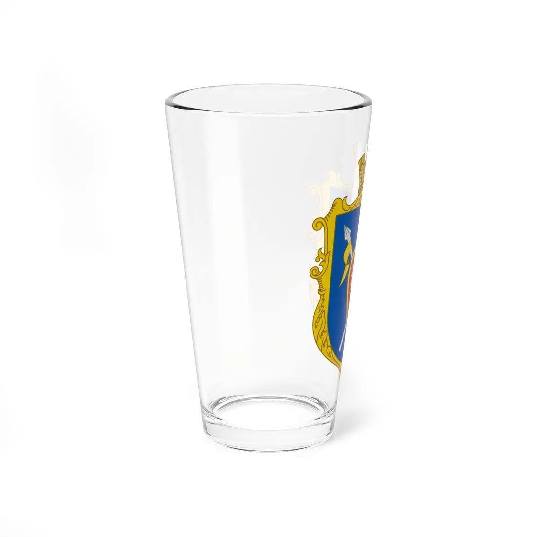Coat of Arms of Horodyslavychi (Ukraine) (Coat of Arms) Pint Glass 16oz - Go Mug Yourself