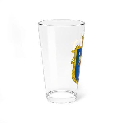 Coat of Arms of Horodyslavychi (Ukraine) (Coat of Arms) Pint Glass 16oz - Go Mug Yourself