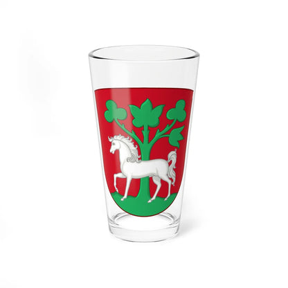 Coat of arms of Horsens (Denmark) (Coat of Arms) Pint Glass 16oz 16oz - Go Mug Yourself