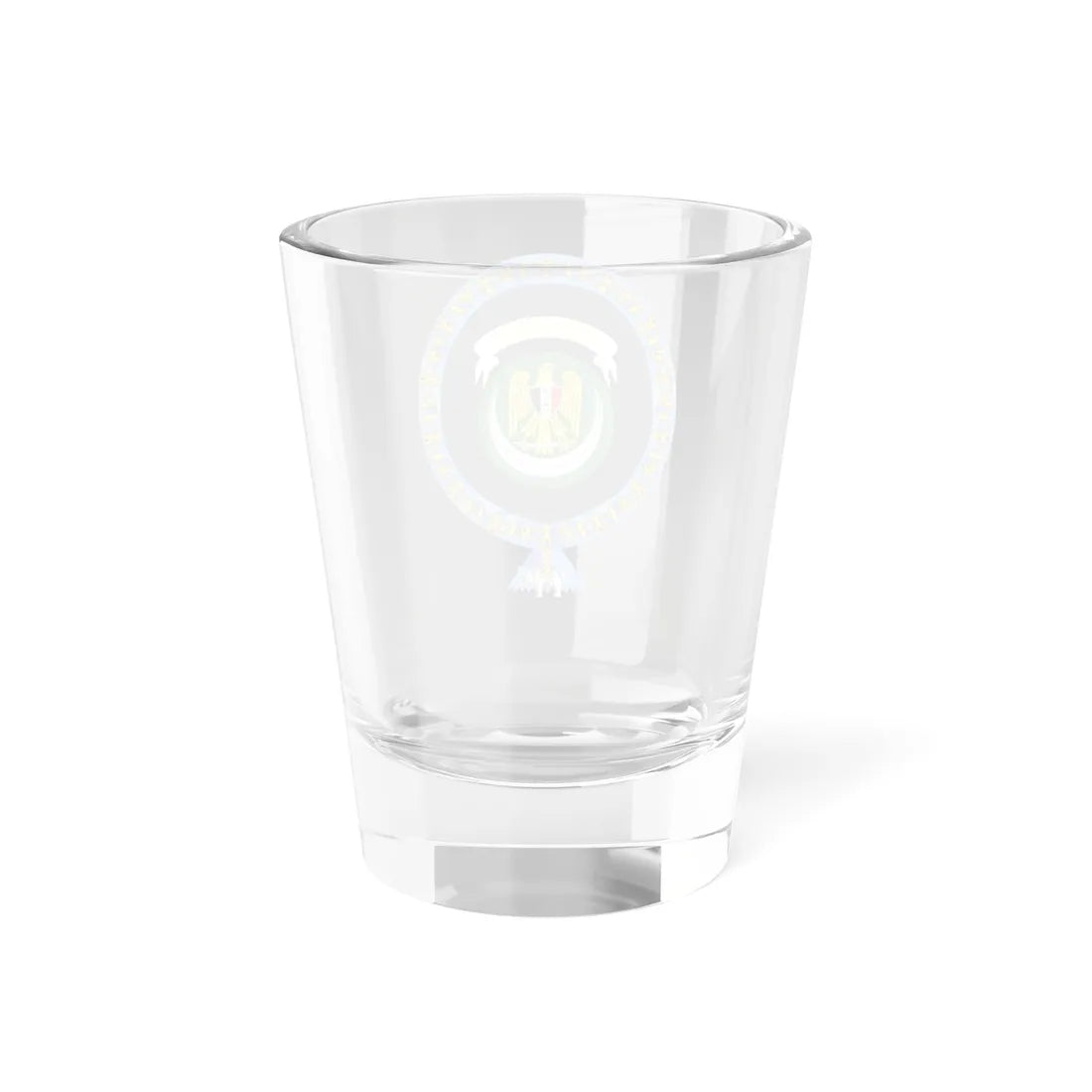 Coat of Arms of Hosni Mubarak Order of the Elephant Variant (Denmark) (Coat of Arms) Shot Glass 1.5oz - Go Mug Yourself