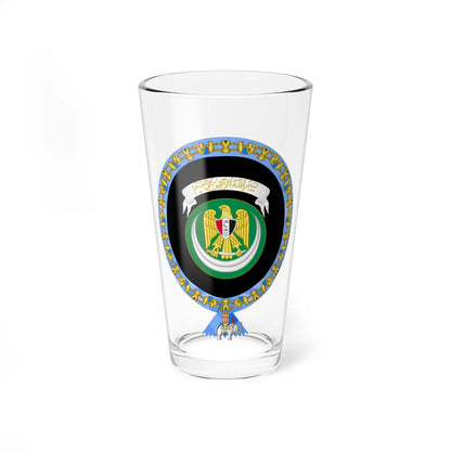 Coat of Arms of Hosni Mubarak Order of the Elephant Variant (Egypt) (Coat of Arms) Pint Glass 16oz 16oz - Go Mug Yourself