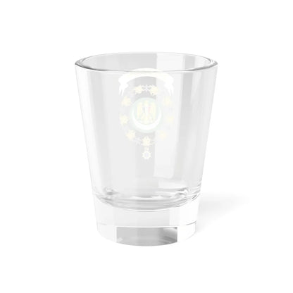 Coat of Arms of Hosni Mubarak Order of the Seraphim (Egypt) (Coat of Arms) Shot Glass 1.5oz - Go Mug Yourself