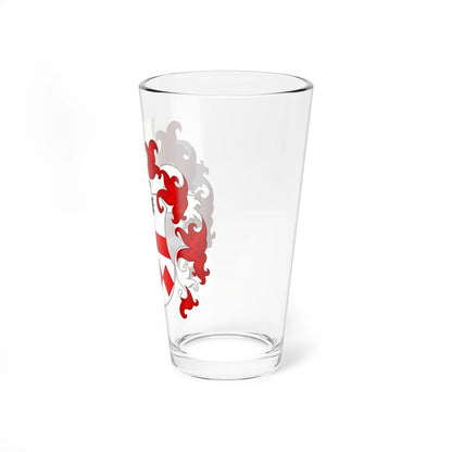 Coat of arms of House of Artusi (Italy) (Coat of Arms) Pint Glass 16oz - Go Mug Yourself