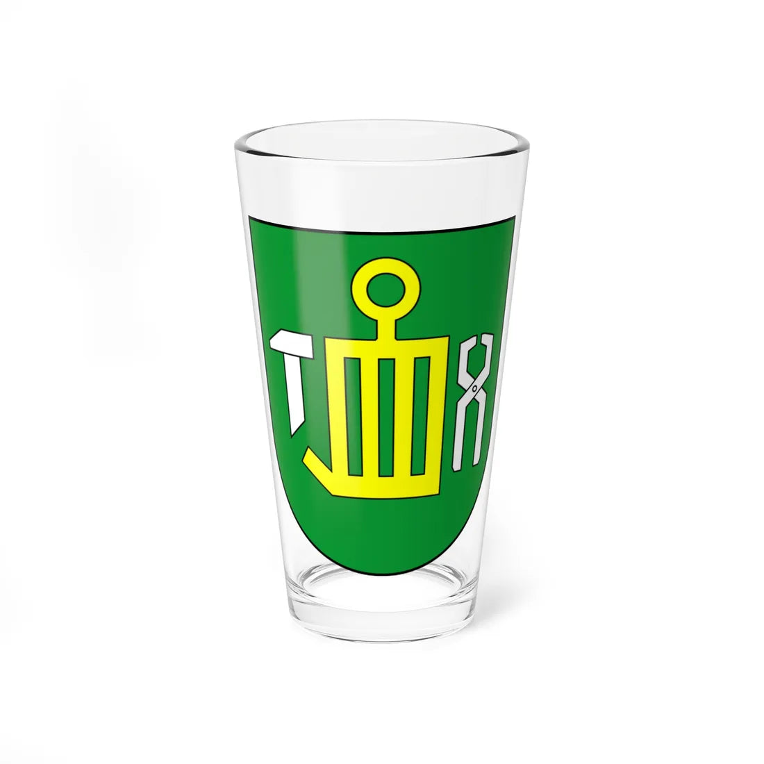 Coat of arms of Hrabušice (Slovakia) (Coat of Arms) Pint Glass 16oz 16oz - Go Mug Yourself