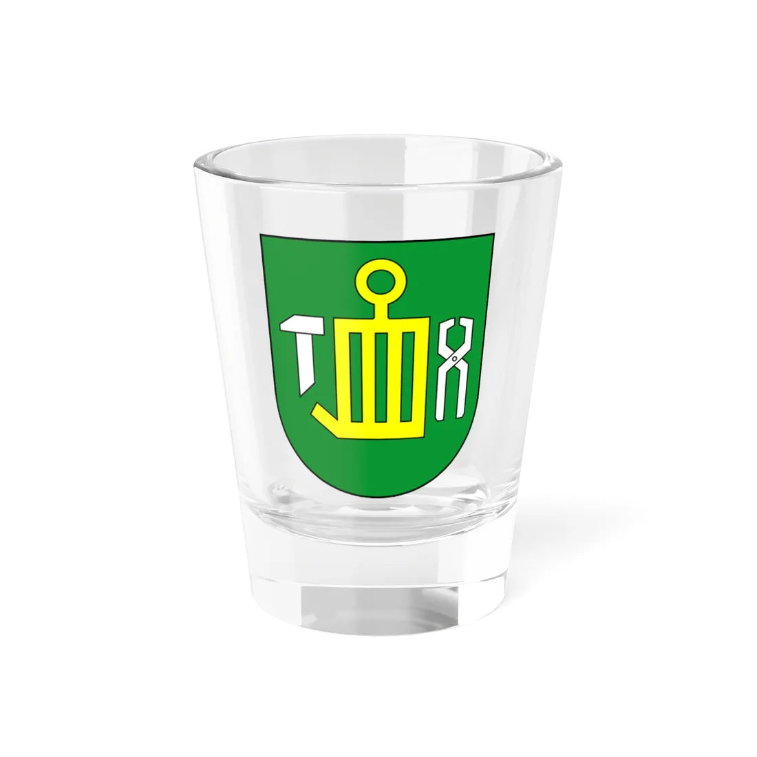 Coat of arms of Hrabušice (Slovakia) (Coat of Arms) Shot Glass 1.5oz 1.5oz - Go Mug Yourself