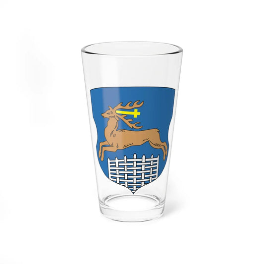 Coat of arms of Hrodna (Belarus) (Coat of Arms) Pint Glass 16oz 16oz - Go Mug Yourself