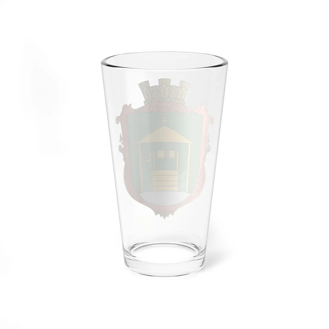 Coat of Arms of Hroziovo (Ukraine) (Coat of Arms) Pint Glass 16oz - Go Mug Yourself