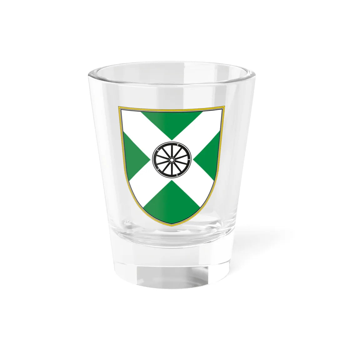 Coat of arms of Hrpelje-Kozina (Slovenia) (Coat of Arms) Shot Glass 1.5oz 1.5oz - Go Mug Yourself