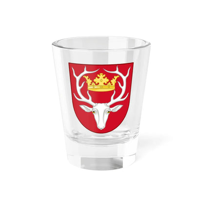 Coat of arms of Hørsholm (Denmark) (Coat of Arms) Shot Glass 1.5oz 1.5oz - Go Mug Yourself