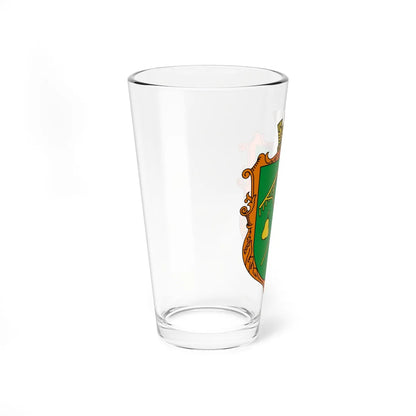 Coat of Arms of Hrushatychi (Ukraine) (Coat of Arms) Pint Glass 16oz - Go Mug Yourself