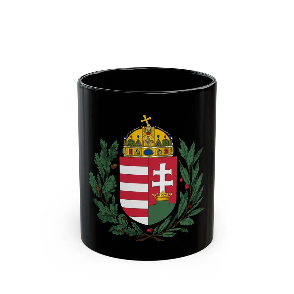 Coat of arms of Hungary (1896-1915) 2 - Black Coffee Mug-11oz-Go Mug Yourself