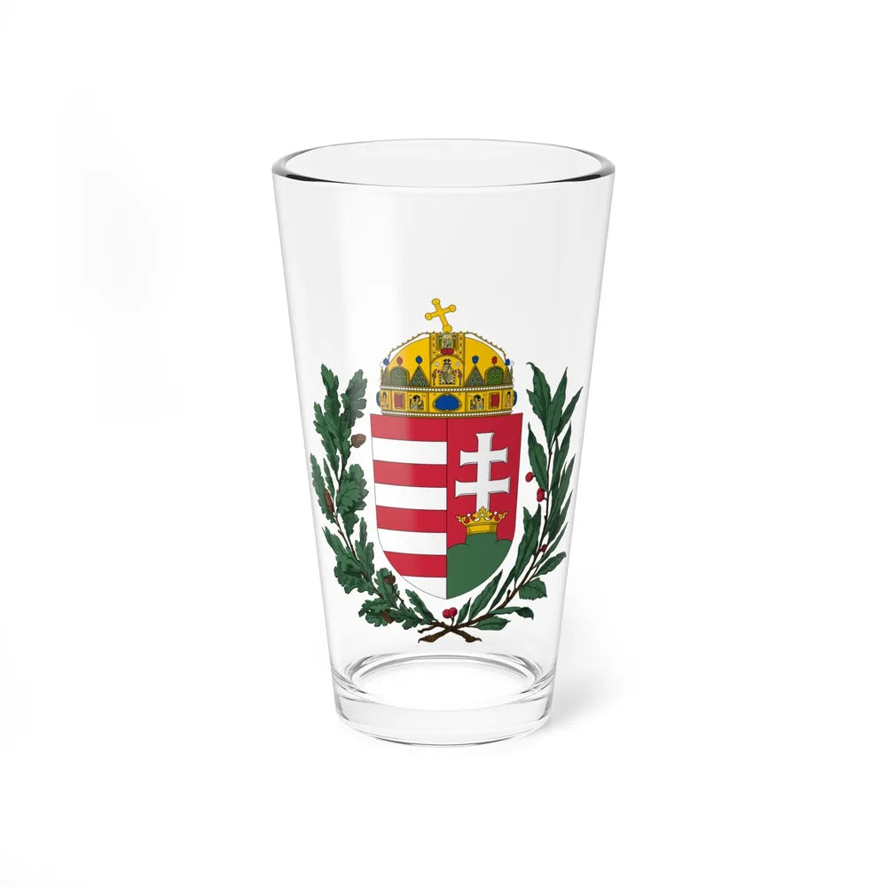 Coat of arms of Hungary (1896-1915) 2 - Pint Glass 16oz-16oz-Go Mug Yourself