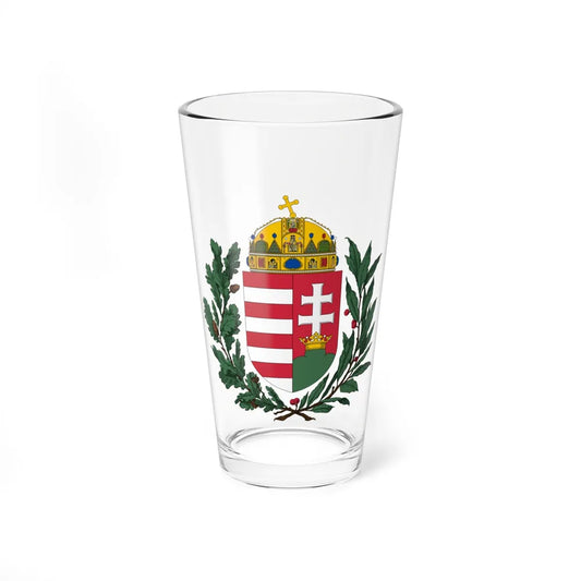 Coat of arms of Hungary (1896-1915) 2 - Pint Glass 16oz-16oz-Go Mug Yourself