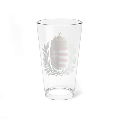 Coat of arms of Hungary (1896-1915) 2 - Pint Glass 16oz-Go Mug Yourself