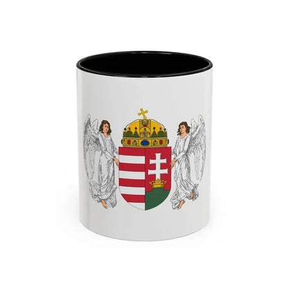 Coat of arms of Hungary (1896-1915) - Accent Coffee Mug 11oz Black - Go Mug Yourself