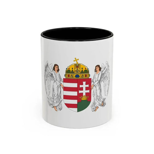 Coat of arms of Hungary (1896-1915) - Accent Coffee Mug 11oz Black - Go Mug Yourself