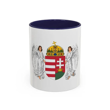 Coat of arms of Hungary (1896-1915) - Accent Coffee Mug 11oz Navy - Go Mug Yourself