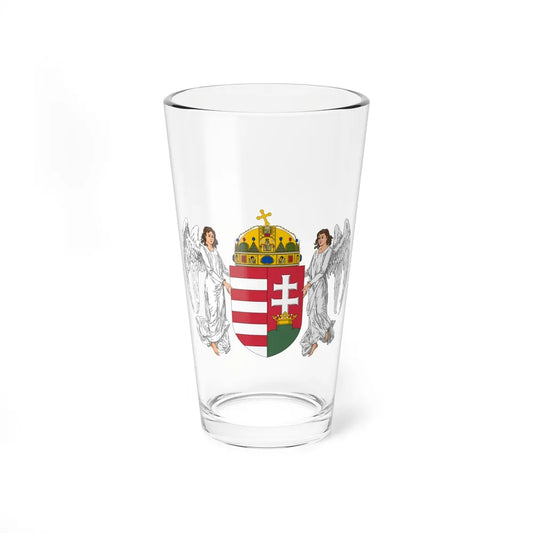 Coat of arms of Hungary (1896-1915) - Pint Glass 16oz-16oz-Go Mug Yourself