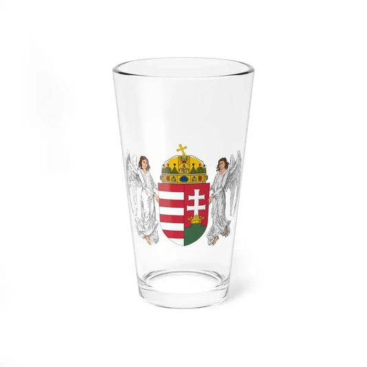 Coat of arms of Hungary (1896-1915) - Pint Glass 16oz 16oz - Go Mug Yourself