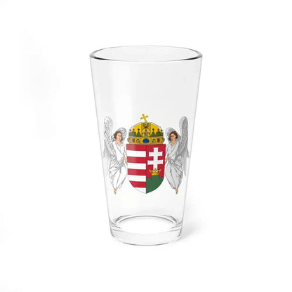 Coat of arms of Hungary (1915-1918, 1919-1946) - Pint Glass 16oz 16oz - Go Mug Yourself