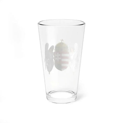 Coat of arms of Hungary (1915-1918, 1919-1946) - Pint Glass 16oz - Go Mug Yourself