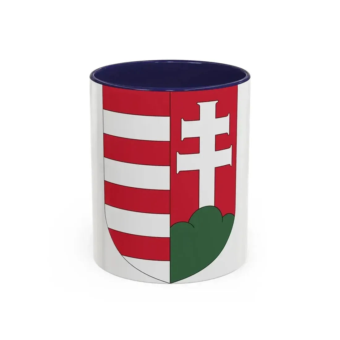Coat of arms of Hungary (1918-1919) - Accent Coffee Mug 11oz Navy - Go Mug Yourself