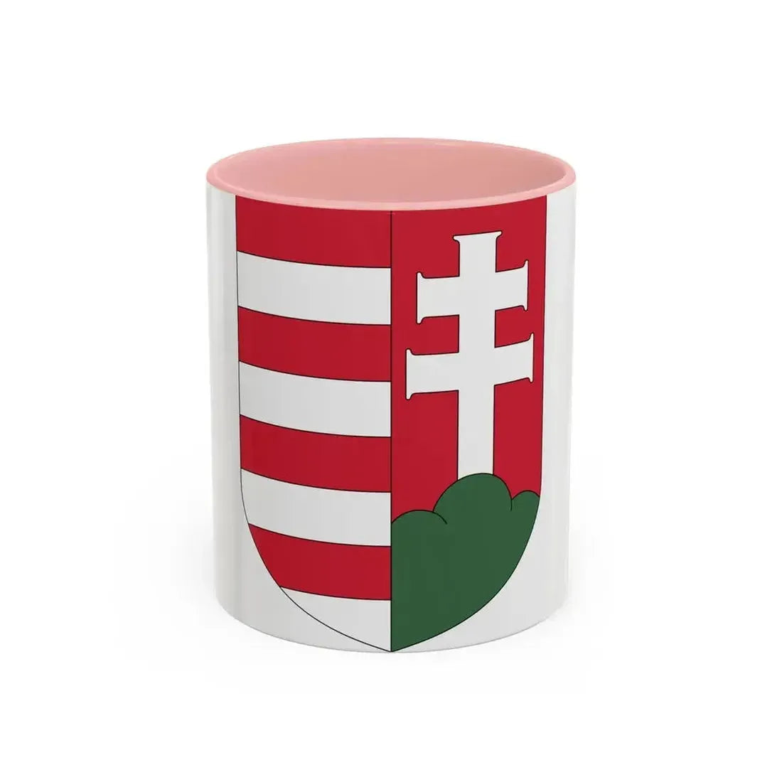 Coat of arms of Hungary (1918-1919) - Accent Coffee Mug 11oz Pink - Go Mug Yourself