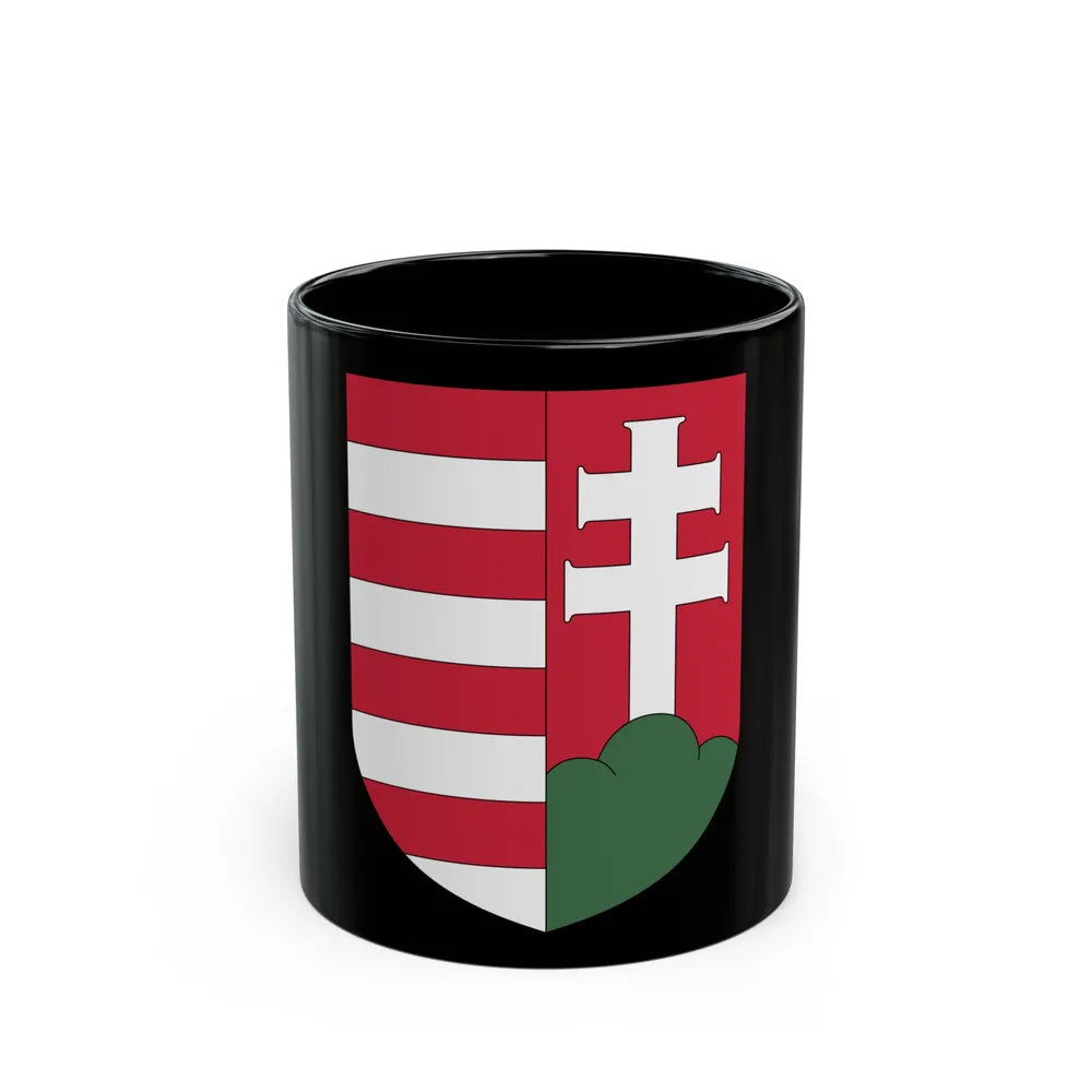 Coat of arms of Hungary (1918-1919) - Black Coffee Mug-11oz-Go Mug Yourself