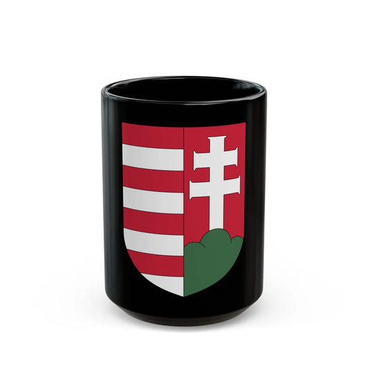 Coat of arms of Hungary (1918-1919) - Black Coffee Mug-15oz-Go Mug Yourself