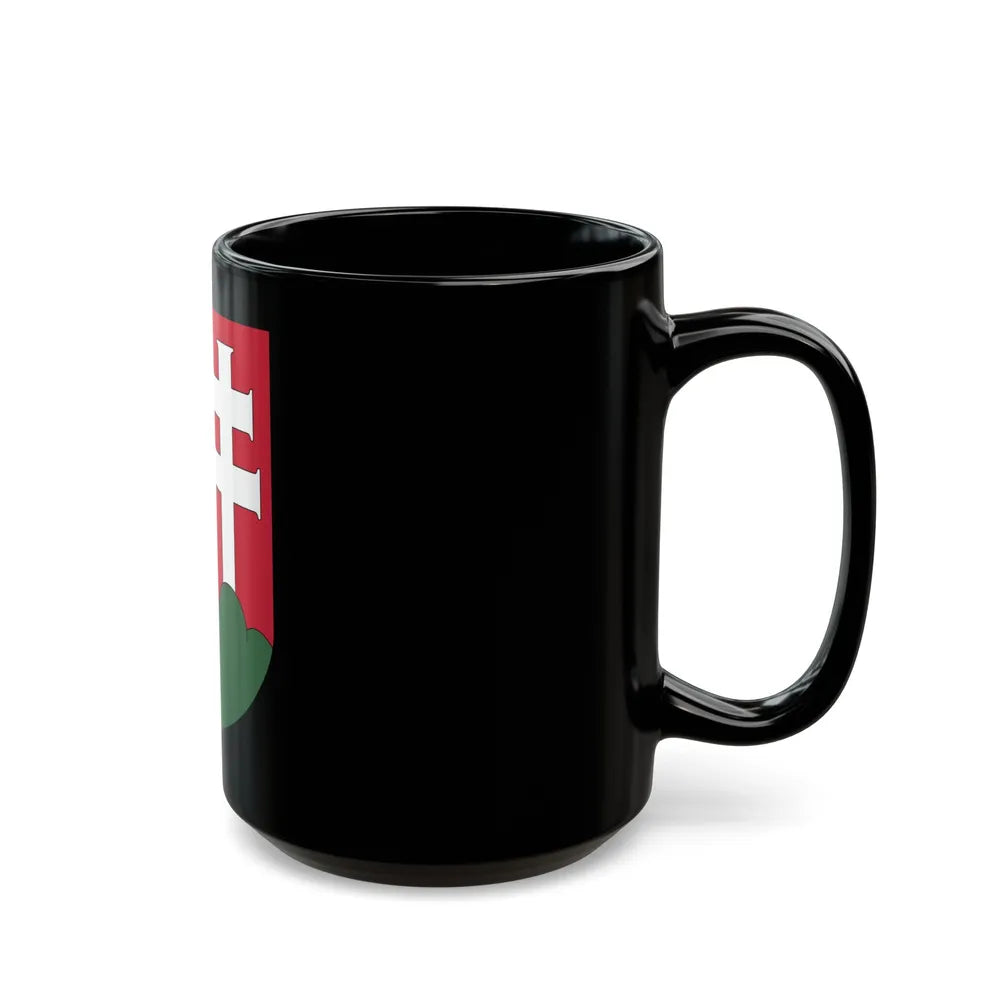 Coat of arms of Hungary (1918-1919) - Black Coffee Mug-Go Mug Yourself